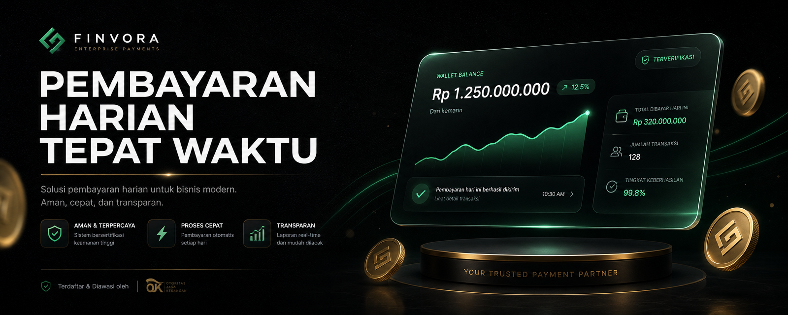 Pembayaran harian tepat waktu untuk worker JobGmail